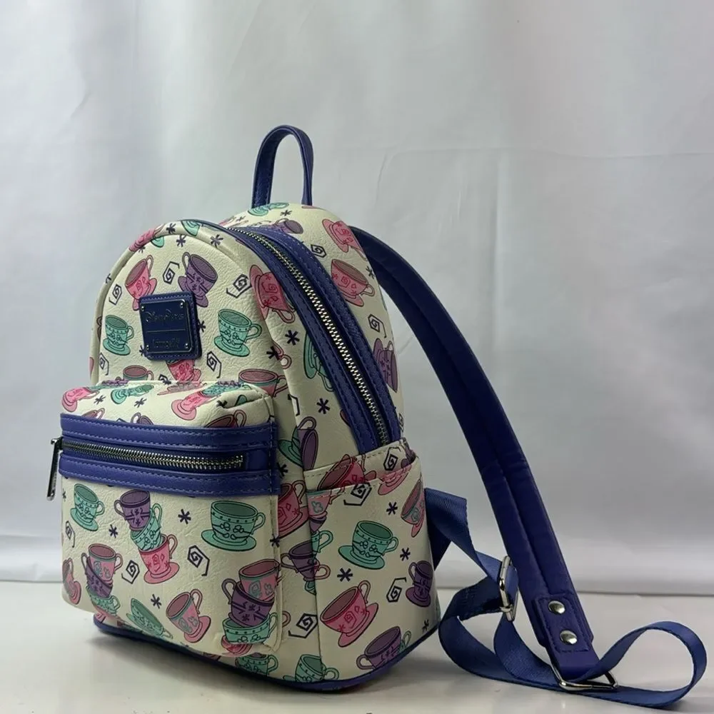 Disney Parks Loungefly Mad Tea Party Mini Backpack Alice In Wonderland Tea Cups